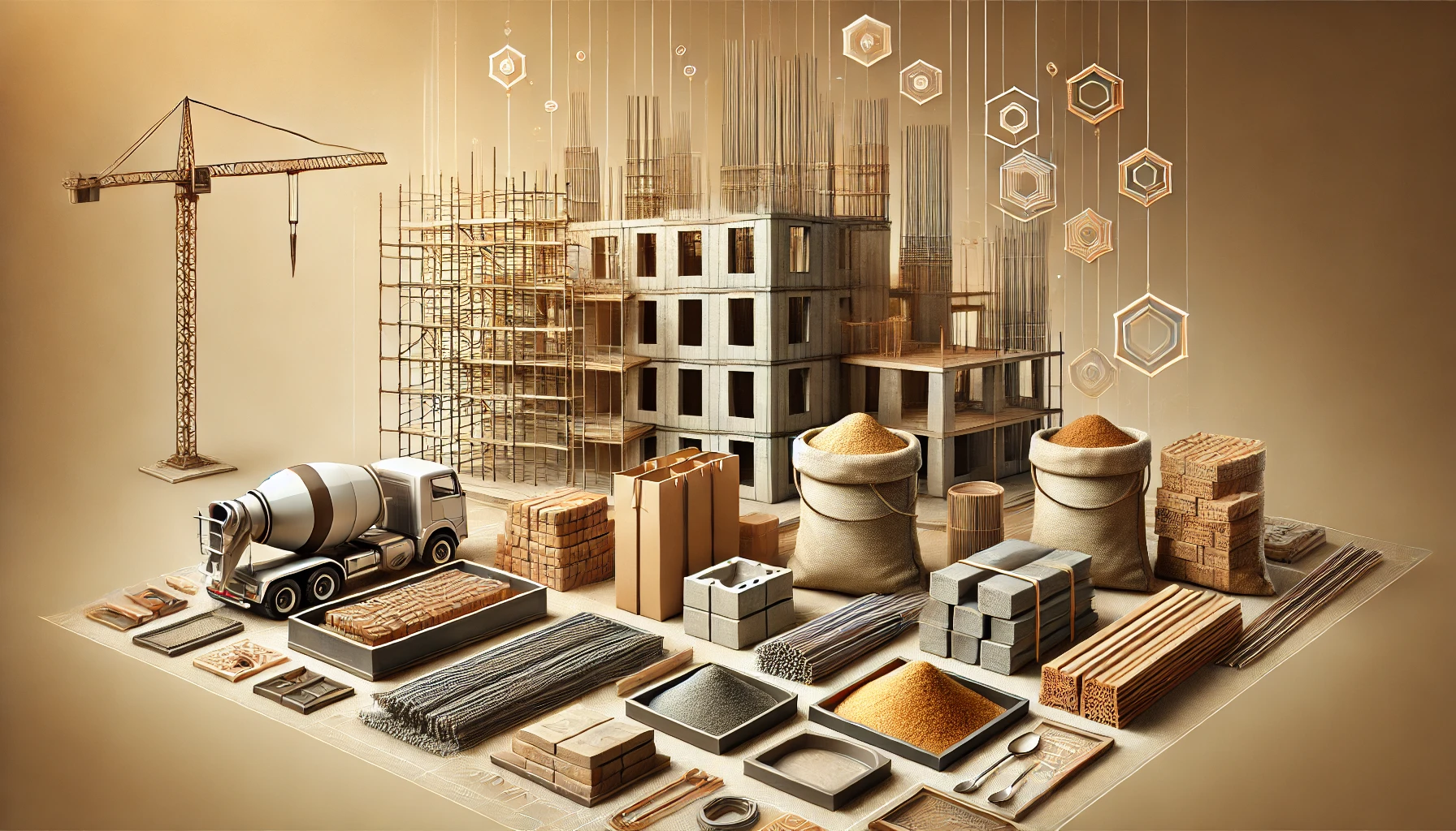Distribution of building materials